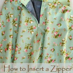 How To Insert A Zipper Into A Lined Skirt