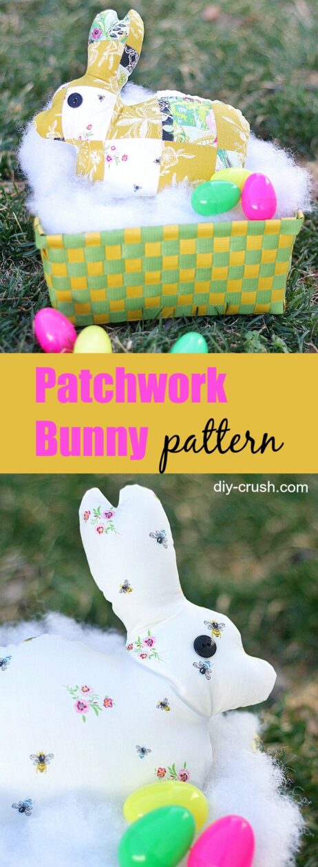 Patchwork Rabbit Pattern Diy Crush