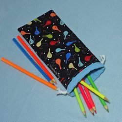 Easy Drawstring Bag Pencil Pouch