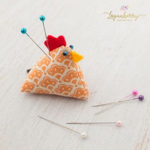 Free chick pin cushion sewing pattern