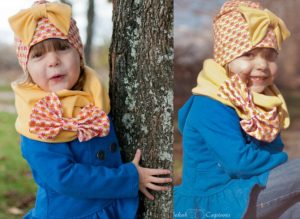 Free infinity scarf tutorial with bow for girls DIY Crush