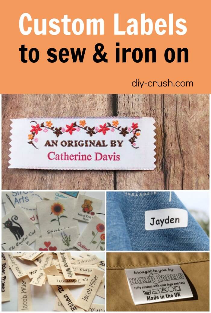 Fabric Labels For Handmade Items - DIY Crush