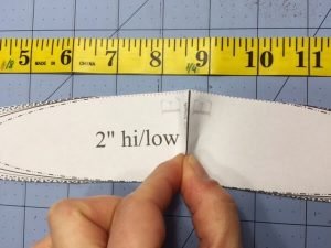 high low dress hem tutorial