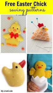 List of free Easter Chick sewing patterns. Check out this round up and pin for reference | DIY Crush