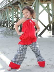 Easy Breezy shirred top and dress sewing pattern