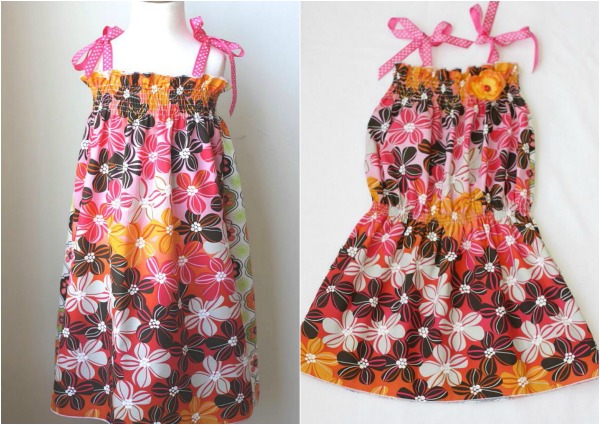 Easy sun dress pattern with shirring