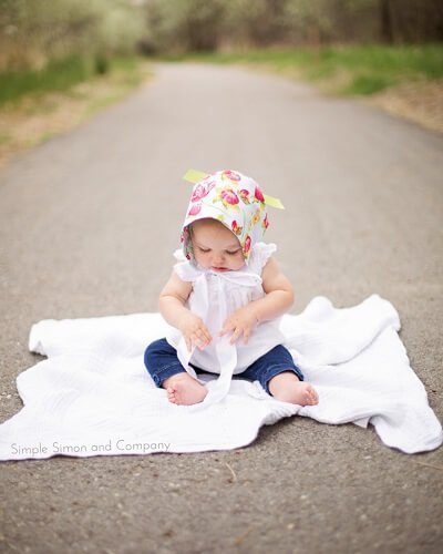 Free baby bonnet sewing patterns