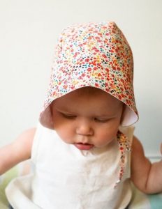 Free baby bonnet sewing patterns