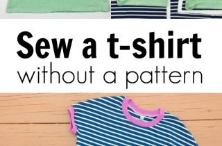 How to sew a t-shirt without a pattern DIY Crush