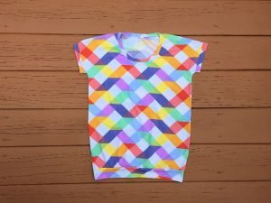 Easy t-shirt sewing pattern for girls