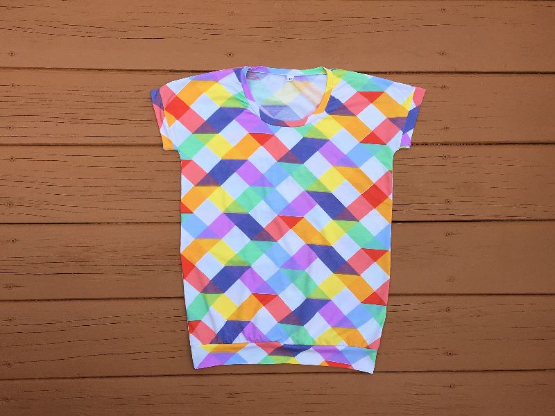 Easy t-shirt sewing pattern for girls