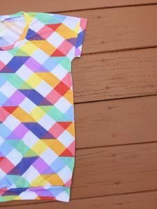 Easy t-shirt sewing pattern for girls