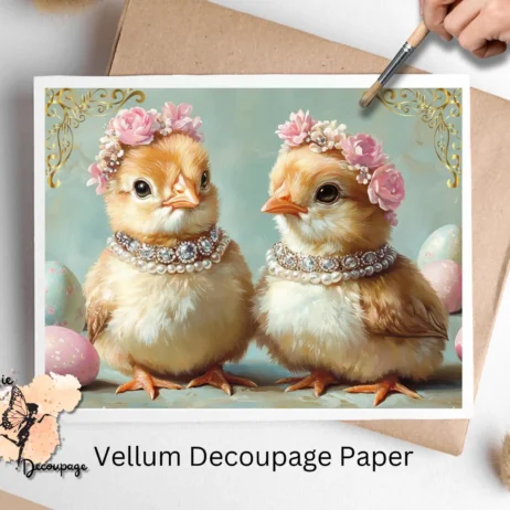 Image of 2 cute little chicks, Easter inspired.