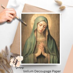 Beautiful depiction of the Virgin Mary.