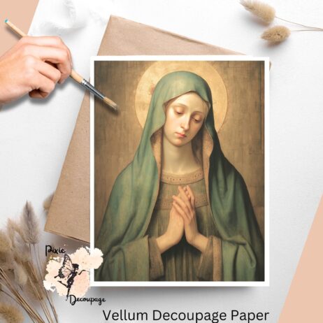 Beautiful depiction of the Virgin Mary.