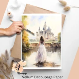 Princess 1, Vellum Decoupage Paper