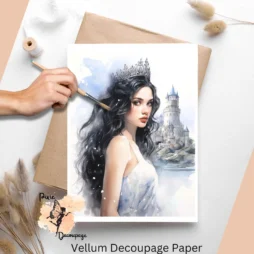 Princess 2, Vellum Decoupage Paper