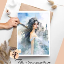 Princess 3, Vellum Decoupage Paper