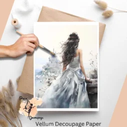 Princess 8, Vellum Decoupage Paper