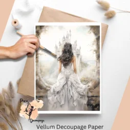Princess 5, Vellum Decoupage Paper