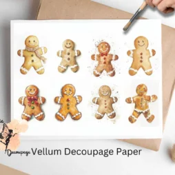 Eight images of gingerbread man.