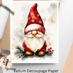 Image of a gnome dressed in festive red attire.
