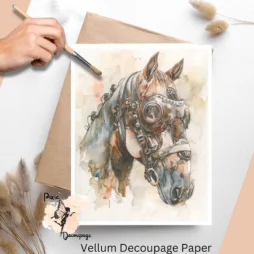 Image of a steampunk horse.