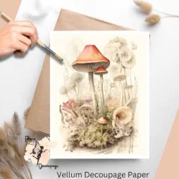 Vintage image of mushrooms.