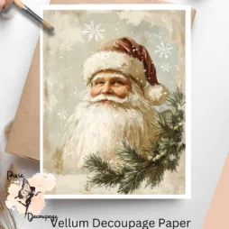 Vintage illustration of Santa Claus.