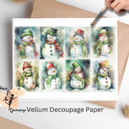 Eight images of snowmen.