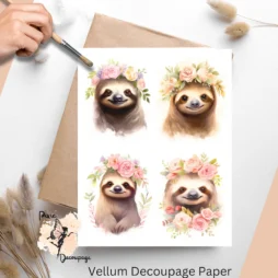 Four images of sloths.
