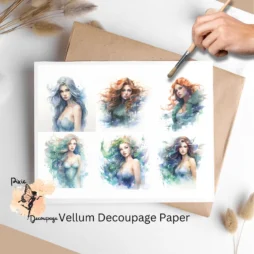 Six images of mermaids.