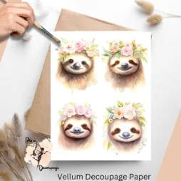Four images of sloths.