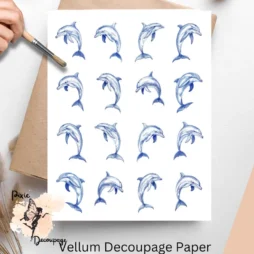 Sixteen images of blue dolpins.