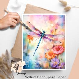 Image of a watercolor dragonfly.