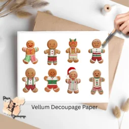 Eight images of gingerbread boys.
