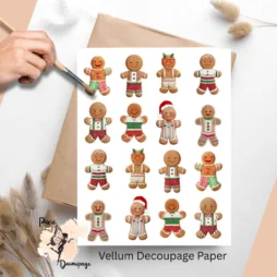 Sixteen images of gingerbread boys.