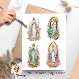 Four images of the Virgin Mary.