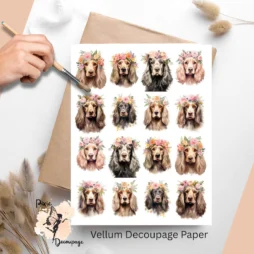 Sixteen images of cocker spaniels.
