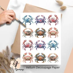Twelve images of floral crabs.