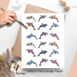 Eighteen images of floral dolphins.