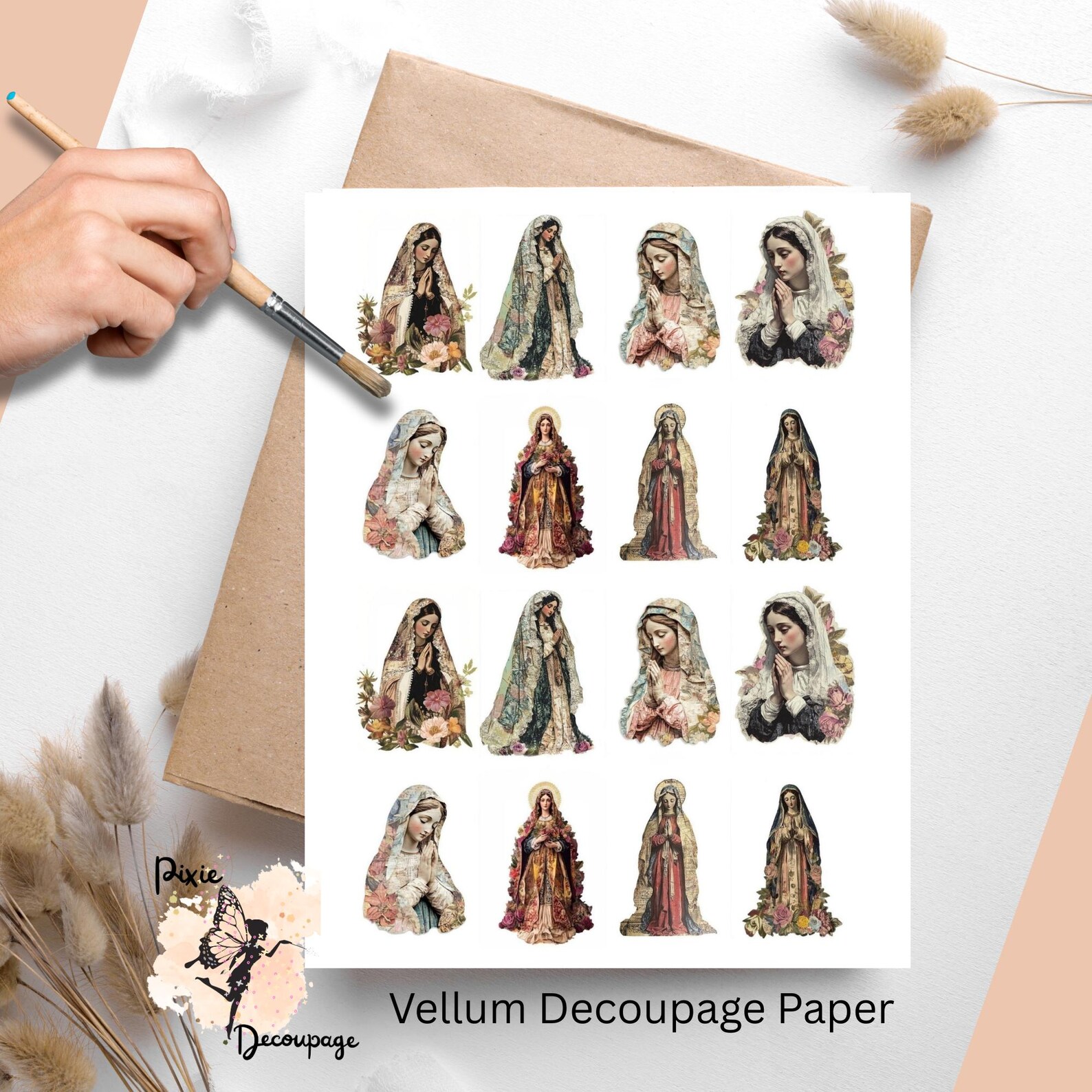 Images of the Virgin Mary.