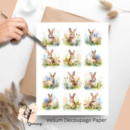 Sixteen images of rabbits.