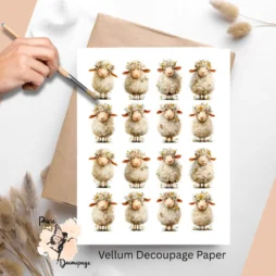 sixteen images of sheep.