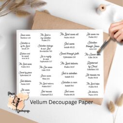 Images of Bible verses.